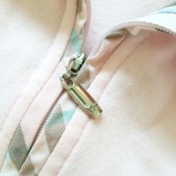 BURBERRY London Authentic Pink Zip Up Top - Picture 7 of 13